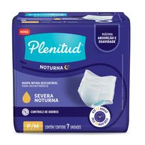 Roupa Íntima Plenitud Noturna P/M 7 Unidades