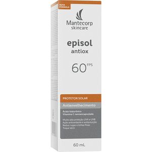 Protetor Solar Mantecorp Episol Antiox FPS60 60ml