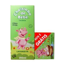 Colônia Kanitz Cheirinho de Bebê Lavandita 210ml Grátis Sabonete Cheirinho de Bebê 80g