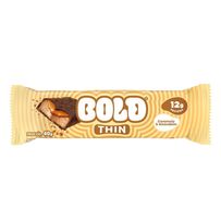 Barra De Proteína Bold Thin Caramelo & Amendoim 40g