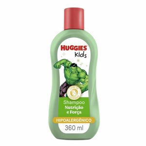 Shampoo Huggies Kids Nutrição e Força Hulk 360ml