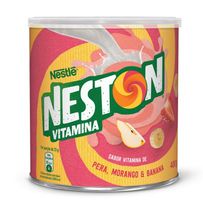 Vitamina Nestlé Neston Pó Para Preparo Instantâneo Morango, Pêra e Banana 400g