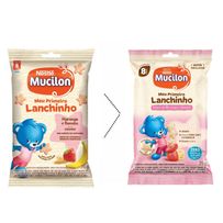 Biscoito Mucilon Snack Morango e Banana 35g