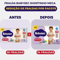 Fralda BabySec Premium Galinha Pintadinha Shortinho G 24 Unidades