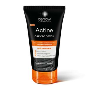 Gel De Limpeza Esfoliante Darrow Actine Carvão Detox 100g
