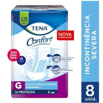 Fralda Geriátrica Tena Confort G 8 Unidades