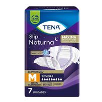 Fralda Geriátrica Tena Slip Noturna Tamanho M 7 unidades