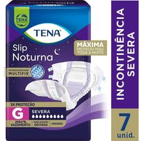 Fralda Geriátrica Tena Slip Noturna Tamanho G 7 unidades