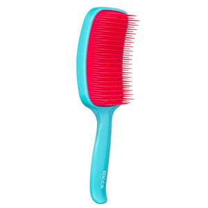Escova de Cabelos Ricca Raquete Flex Desembaraçadora Blue 1 Unidade