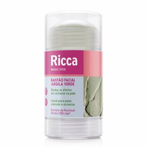Bastão Facial Argila Verde Ricca Magic Stick