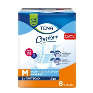 Fralda Geriátrica Tena Confort M 8 unidades