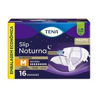 Fralda Geriátrica Tena Slip Noturna M 16 Unidades