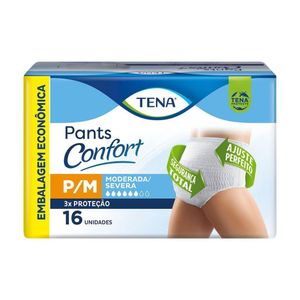 Roupa Intima Tena Pants Confort P/M 16 Unidades