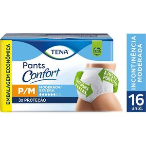 Roupa Intima Tena Pants Confort P/M 16 Unidades