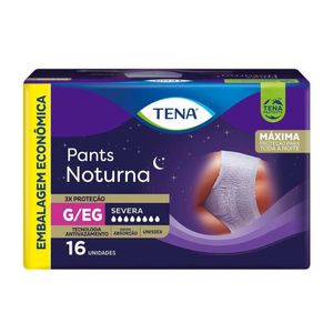 Roupa Íntima Tena Pants Noturna G/EG 16 Unidades