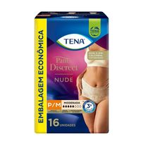 Roupa Íntima Tena Pants Discreet Nude P/M 16 Unidades