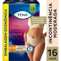 Roupa Íntima Tena Pants Discreet Nude P/M 16 Unidades