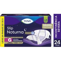 Fralda Geriátrica Tena Slip Noturna G 24 Unidades