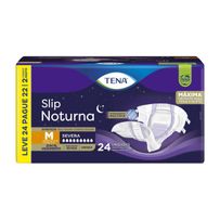Fralda Geriátrica Tena Slip Noturna M 24 Unidades