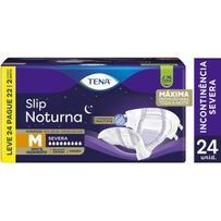 Fralda Geriátrica Tena Slip Noturna M 24 Unidades
