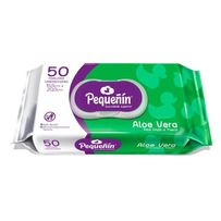 Toalhas Umedecidas Pequeñín Aloe Vera 50 Unidades