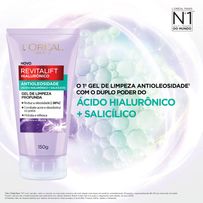Gel De Limpeza Profunda L'Oréal Paris Revitalift Hialurônico Antioleosidade 150g