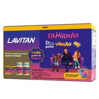 Kit Lavitan Familhão Cabelos e Unhas 30 Cápsulas + Az Original 60 Cápsulas + Az Mulher 60 Comprimido