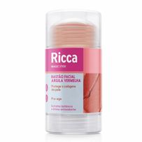 Bastão Facial Argilha Vermelha Ricca Magic Stick