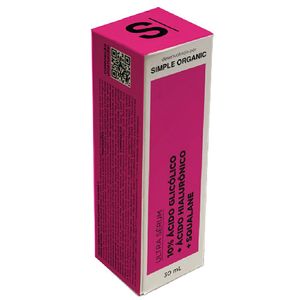 Ultra Sérum Simple Organic 10% Ácido Glicólico 30ml