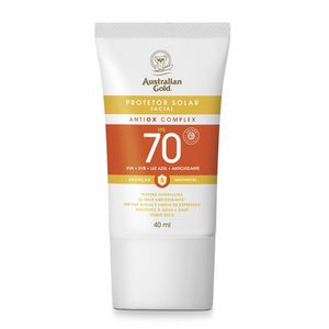 Protetor Solar Facial Australian Gold Antiox Complex Ultrafluido FPS70 40ml