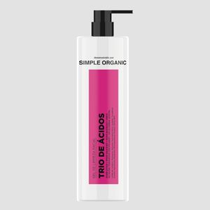 Gel de Limpeza Facial Simple Organic Trio de Ácidos 350g