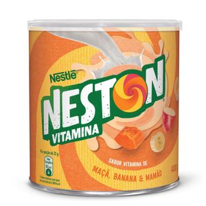 Vitamina Nestlé Neston Pó Para Preparo Instantâneo Maçã, Banana E Mamão 400g