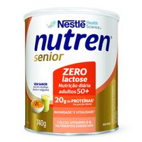 Complemento Alimentar Nutren Senior Sem Sabor Zero Lactose 740g