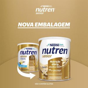 Kit Complemento Alimentar Nutren Senior Baunilha 2 Unidades De 740g Cada