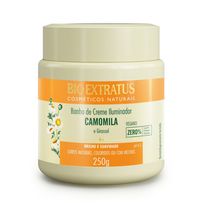Banho de Creme Iluminador Bio Extratus Camomila e Girassol 250g