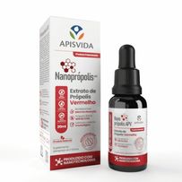 Extrato de Própolis Vermelho Apisvida Nanoprópolis 20ml
