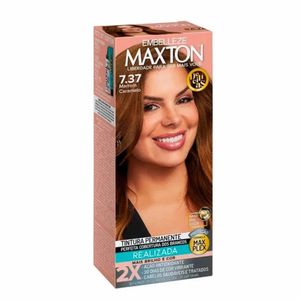Tintura Maxton Realizada 7.37 - Marrom Caramelo