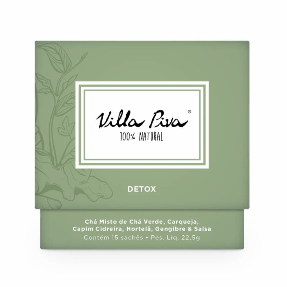 Chá Misto Villa Piva Detox 15 Sachês
