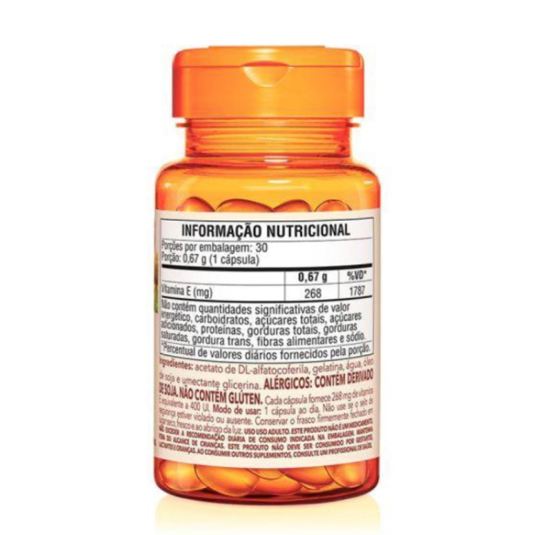Encontraproduto.com.br - Suplemento Alimentar Sundown Vitamina E 400UI 30 Cápsulas
