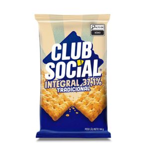 Biscoito Club Social Integral 24g 6 unidades