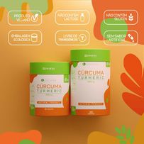 Cúrcuma Turmeric 600mg Bioroots 120 Cápsulas