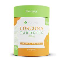 Cúrcuma Turmeric 600mg Bioroots 60 Cápsulas