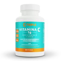 C-Triple Vitamina C 1g + Zinco 10mg + Vitamina D 400UI 30 Comprimidos