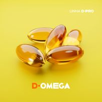 D-Ômega Vitamina D 1000UI + Ômega 3 Divina 60 Cápsulas