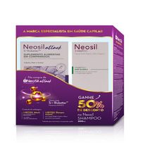 Suplemento Alimentar Neosil Attack 60 Comprimidos + Shampoo Neosil Antiqueda 200ml