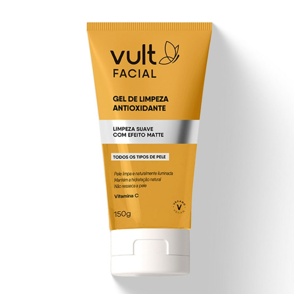 Gel de Limpeza Antioxidante Vult Facial Vitamina C 150g