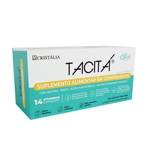 Suplemento Alimentar Tacitá Fortalece Unhas e Cabelos 60 Comprimidos