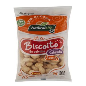 Biscoito de Polvilho NaturalLife Tradicional sem Gluten Vegano 90g