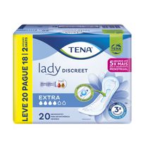 Absorvente Tena Lady Discreet Extra 20 Unidades