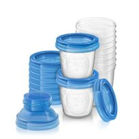 Kit Copos De Armazenamento Para Leite Philips Avent 10 Unidades